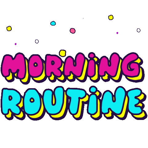 Popping Wake Up Sticker