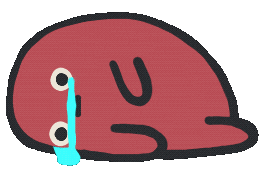 Sad Cry Sticker