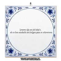 Baby Humor Sticker by Tegelspreuken.nl