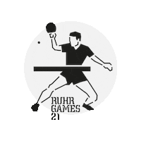 Ping Pong Sticker by Ruhr Games