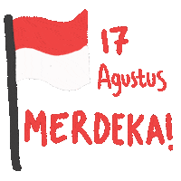 17 Agustus Indonesia Sticker