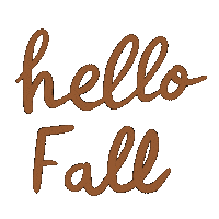 Glowynur love heart hello fall Sticker