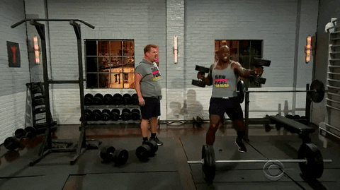 lift weights GIF