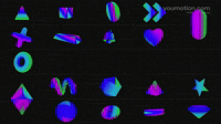 3D Looped Abstract Objects