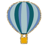 Ballon Hot Air Sticker by stych