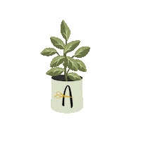 Plant Sticker by ArielleDesignsHair