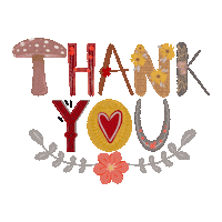 rachelcoonart heart flower thank you thanks Sticker