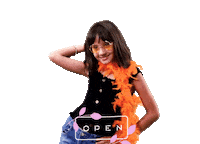 Girl Nina Sticker by Open Plaza