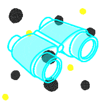 Rolling Hills Orange Sticker by RH Family