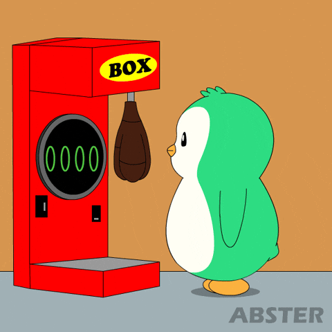 Penguin Ufc GIF by Abster