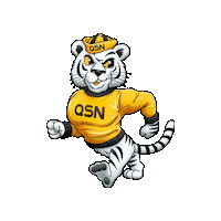 QSNgg gaming tiger qsn qsn gaming Sticker