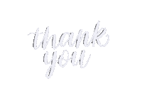 Thanks Lettering Sticker