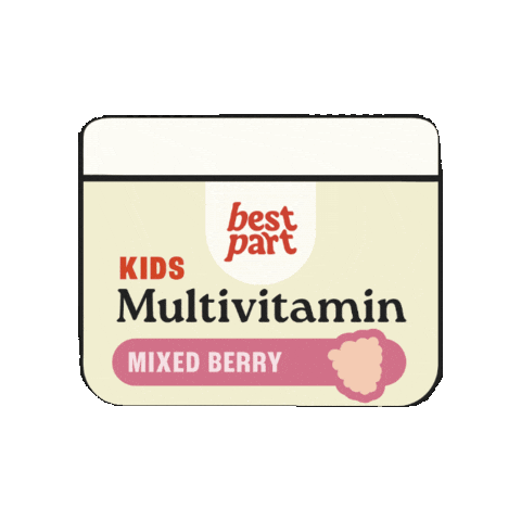 BestPartKids food nutrition supplements multivitamin Sticker