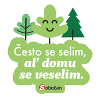 sobocandesignstudio design green bird tree Sticker