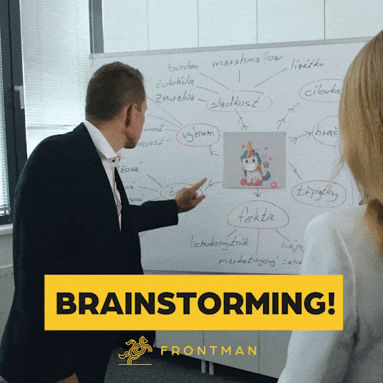 imfrontman work brainstorming corpo frontman GIF