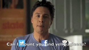 zach braff please GIF