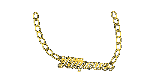 Power Gold Sticker by HZT