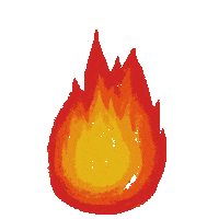Fire Dancing Sticker