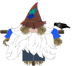 Gnome Scarecrow Sticker