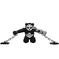 Panda Chains Sticker by Endangered Labs