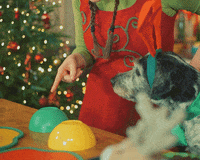 santa claus office dog GIF by The Elves!