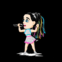 katy perry illustration GIF