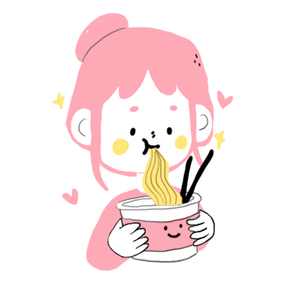 Food Girl Sticker