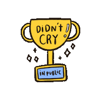 Sad Cry Baby Sticker