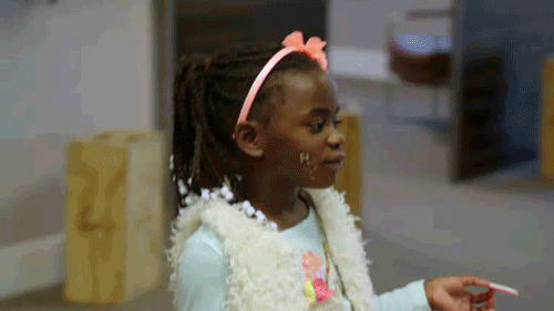 TV gif. A young girl on the Dude Perfect Show is filing her nails and gives them sass as she says, "I really don't want to."