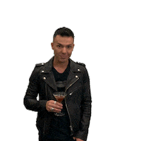 CelebrityApprentice reaction cheers celebrity martini Sticker