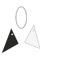 Stellen_uk stellen stellenuk bouncy castle earrings mix and match earrings Sticker