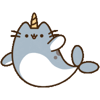 cat Sticker by Pusheen