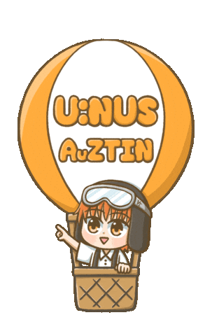Unus Hot Air Ballon Sticker