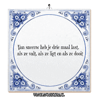 Winter Nl Sticker by Tegelspreuken.nl