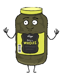 Dill Pickle Sticker by Kroger