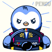 Driving Race Driver GIF by Pudgy Penguins