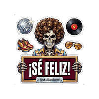 Halloween Emocionado Sticker