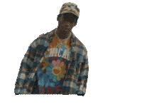travis scott champion Sticker by NAV