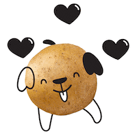 Happy I Love You Sticker by Holler Studios