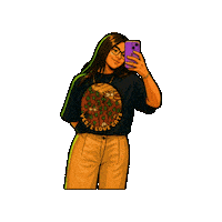 Selfie Pensativa Sticker by FumonesConSuerte.com