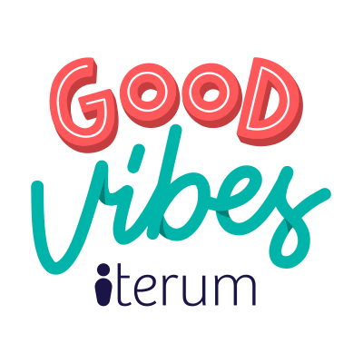 IterumBPO good vibes customer service call center bpo Sticker