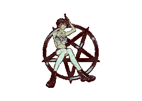 Spin Emo Sticker
