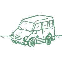 rolling road trip Sticker by Nipomo