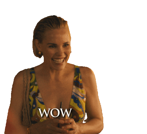 White Lotus Wow Sticker by HBO Max