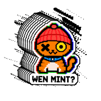 Cat Stay Weird Sticker by Weird Cats