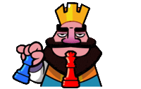 Clash Royale King Sticker