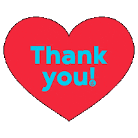 Nom Nom Thank You Sticker by Foodstirs Junk-Free Bakery