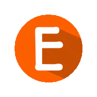 Orange Abc Sticker