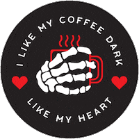 dudesxdonuts coffee tired tea mug Sticker
