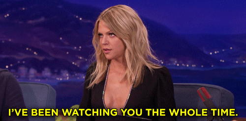 watching you kaitlin olson GIF by Team Coco